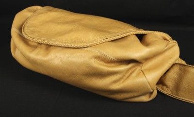 NEW GIVENCHY CAMEL LEATHER GORGEOUS FLAP SHOULDER BAG  