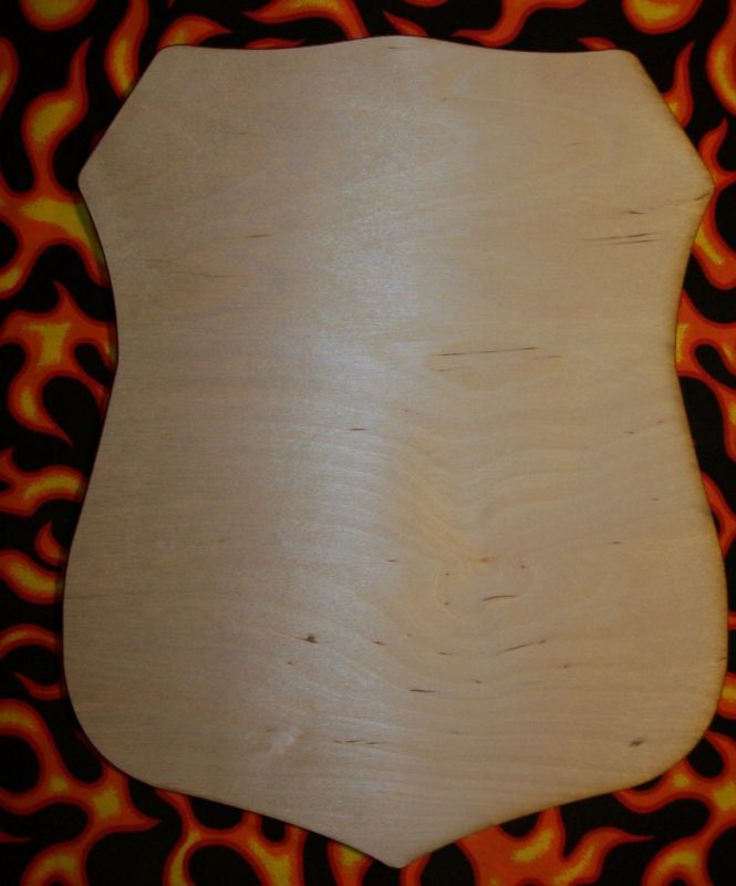 UNFINISHED WOODEN WOOD PLAQUE #P14a LARGE   11 x 8.7  