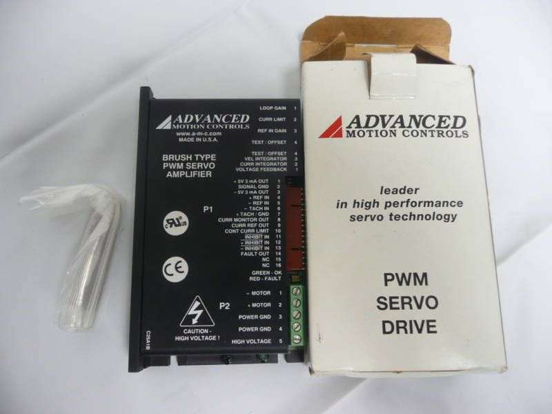 ADVANCED MOTION CONTROLS BRUSHED TYPE PWM SERVO DRIVE  