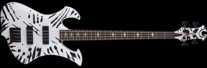 Dean BVB Ashley Purdy Spire War Paint 4 String Elec Bass PRE SALE 