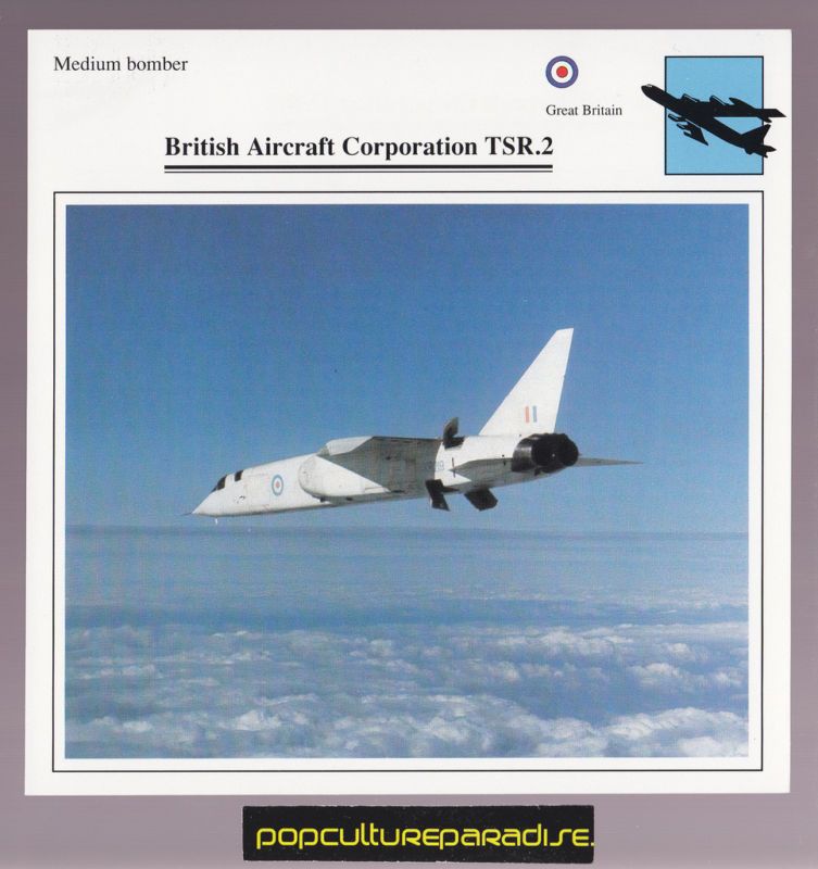 BRITISH AIRCRAFT CORPORATION TSR.2 BAC Airplane CARD  