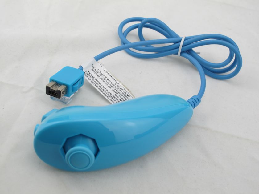 controlador remoto azul de 100X Nunchuck para Nintendo Wii