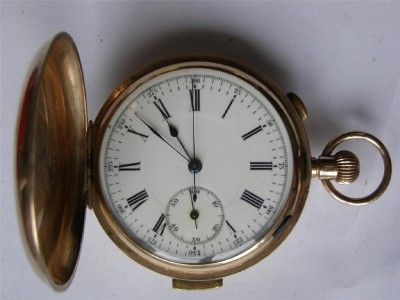 Antique MINUTE Repeater Chronograph watch c1890.Made for Imperial 