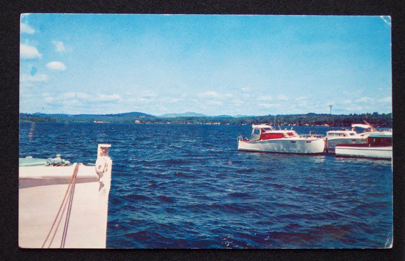 1950s Boats The Lakes Region Paugus Bay NH Belknap Co  