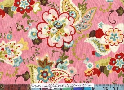 Moda Chez Moi SOPHIE Fabric~02 12 Sorbet Floral Paisley  