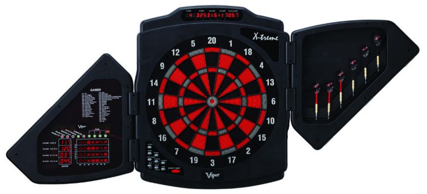 VIPER X TREME ELECTRONIC DARTBOARD WITH PREMIUM FEATURES   48 GAMES 