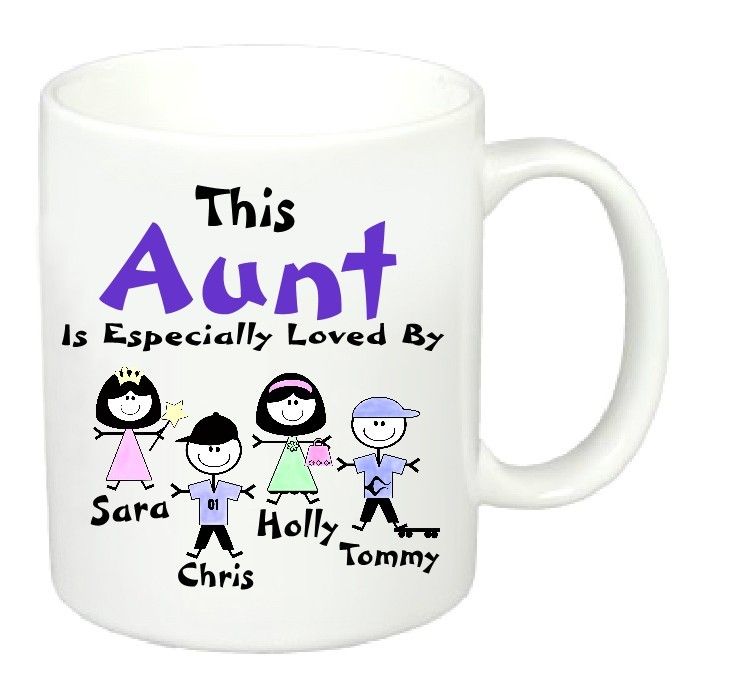 Personalized This Aunt Is Especially Loved Coffee Mug  