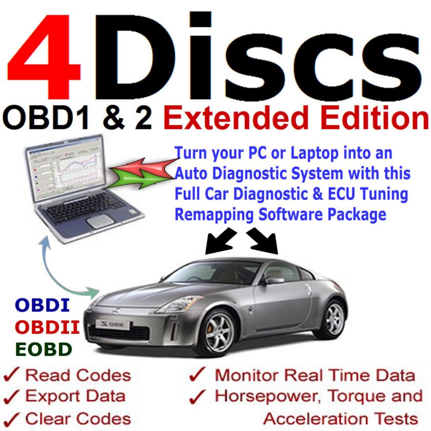 OBD1 OBD2 CAR DIAGNOSTIC ECU TUNING REMAPPING SOFTWARE  