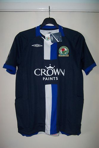 BLACKBURN ROVERS ,AWAY UMBRO CHILDS FOOTBALL SHIRT,BNWT  