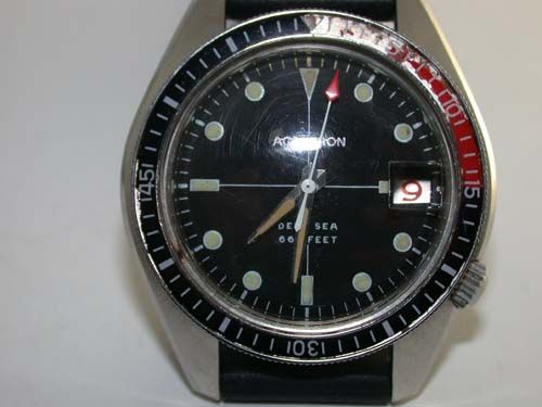 1970 Accutron Deep Sea 666 Feet Diver Model 218 Date  