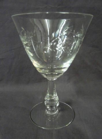 TIFFIN MONTECARLO #17477 CRYSTAL WATER GOBLET  