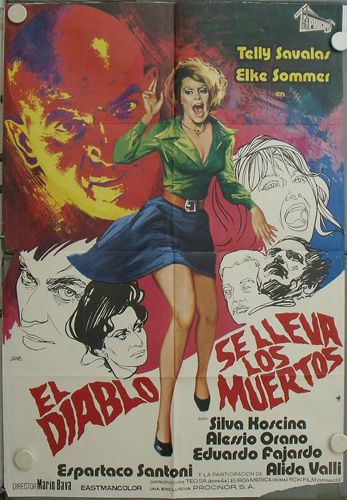 js10 HOUSE OF EXORCISM MARIO BAVA GREAT orig 1sh SPAIN  