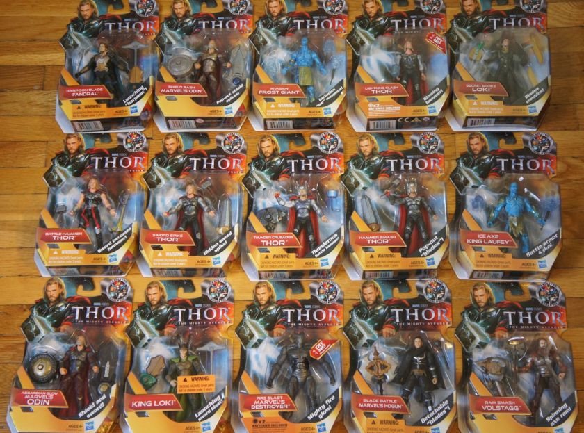 Marvel Universe Thor Movie #1 15 Set NEW King Loki, King Laufey 