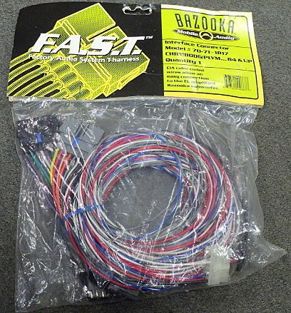 NEW Bazooka F.A.S.T # 70 71 1817 Interface Connector  