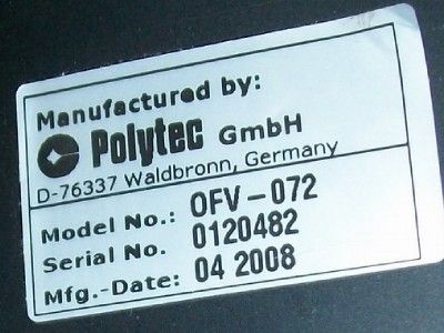 measurements ofv 072 second beam splitter for differential 