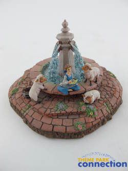   Miniatures Rare Beauty & The Beast Retired FOUNTAIN Figure  