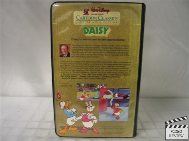 Daisy   Cartoon Classics Limited Gold Edition VHS  