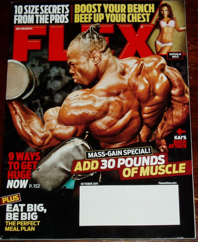 FLEX MAGAZINE OCTOBER 2011 KAI GREEN & NATHALIA MELO  