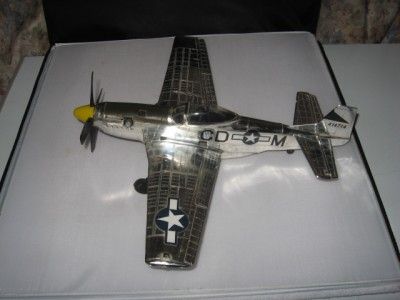 Testors P51 Control Line Gas airplane nice  