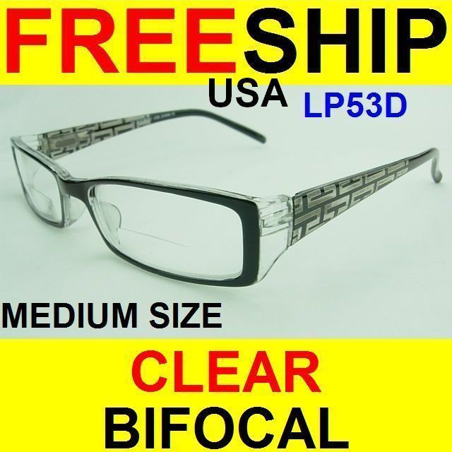 BIFOCAL READING GLASSES CLEAR 1.25 1.50 1.75 2.00 2.50  