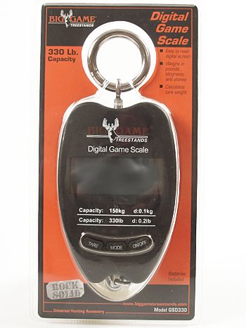 BIG GAME 330LB DIGITAL GAME SCALE GSD330 NEW 097973090244  