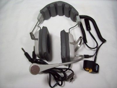 Telex E951 Aircraft/Aviation Pilot/Co Pilot Headset/PTT/WHITE IFR 