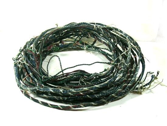 10x 5ft Western Electric Double Wax Black Paint Wire  