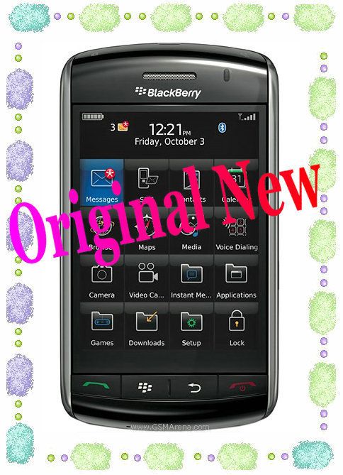 Original New BlackBerry Storm 9500 Unlocked GSM 3G Touch Screen Black 