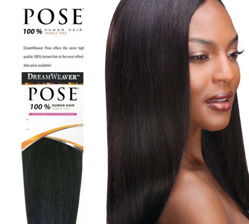   12,14 Model Model Dreamweaver Pose 100% Human Hair Yaki Tangle Free