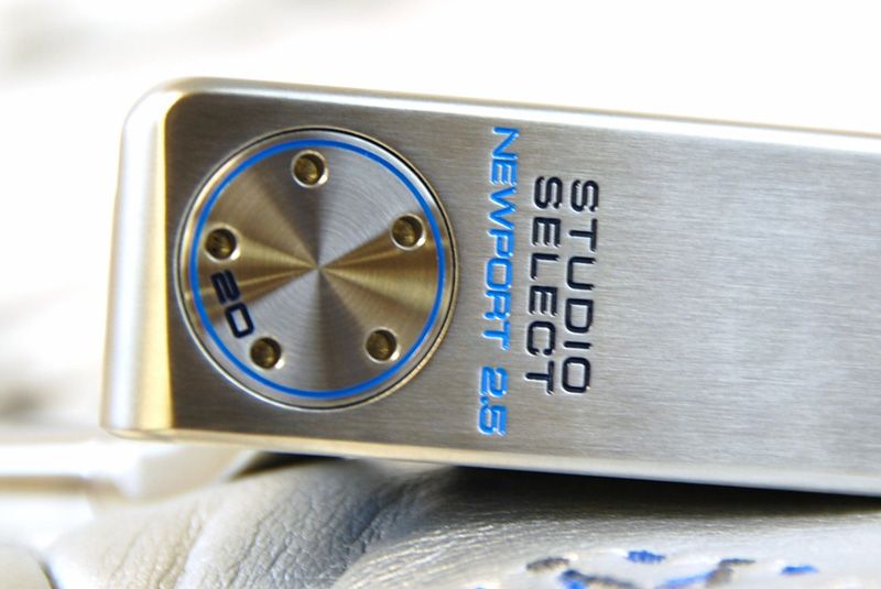   Paint Scotty Cameron Putter 33 Newport 2.5 Sky & Navy Blue  