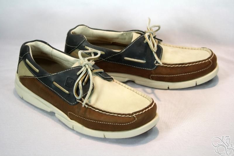 Sperry Top Sider Charter 2 Eye Navy Mens Boat Shoes New  