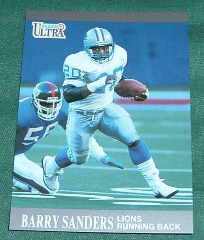 1991 Fleer Ultra Barry Sanders #169  