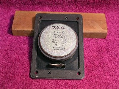 single Vintage Hitachi Tweeter H 2502 Lo D 2400921  