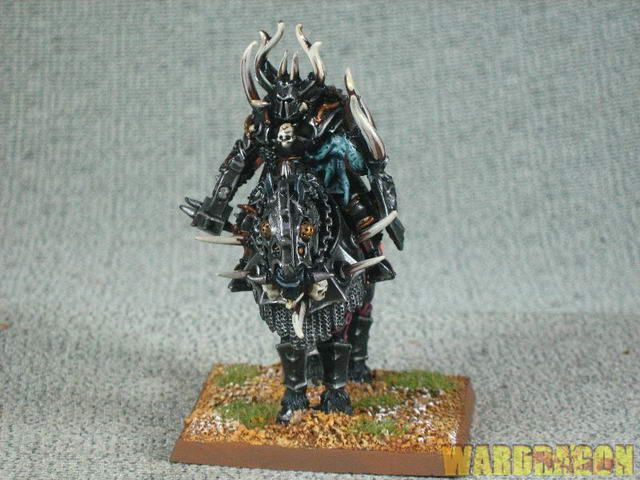 painted Warriors of Chaos Lord on Daemonic Mount n13  