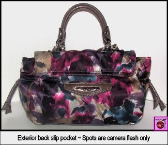 Kathy Van Zeeland Garnet Floral Pretty Young Thing Satchel, Wallet & 2 