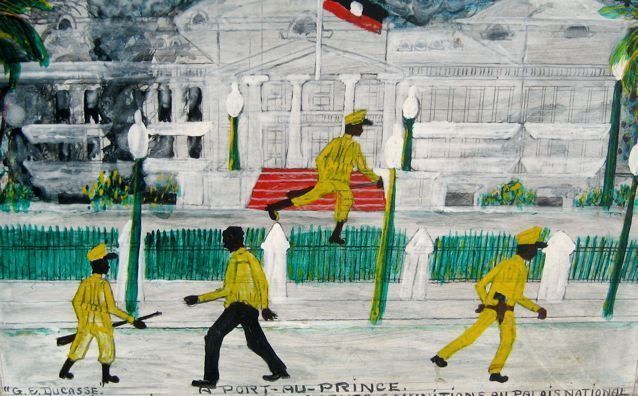 Haitian Painting by Gervais Ducasse  