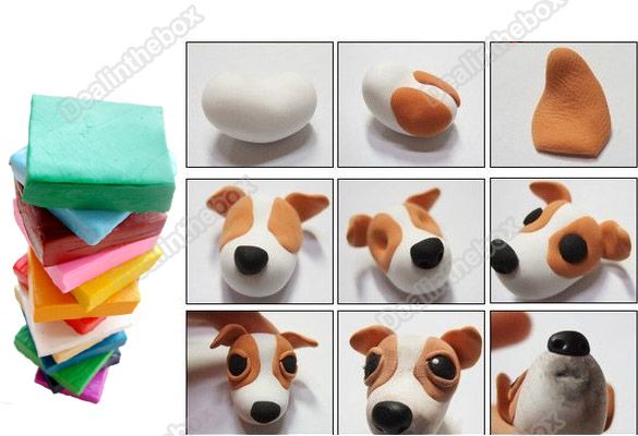   Block Colorful 56 g (1.97 oz) SCULPEY FIMO Effect Polymer Clay  