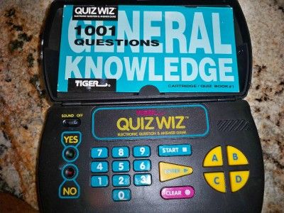 Vtg. Tiger Quiz Wiz Electronic Game Speak & Spell  