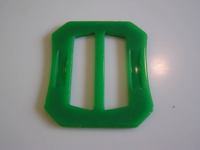 Vintage Deco Buckle Bakelite Catalin Rectangle Colors  