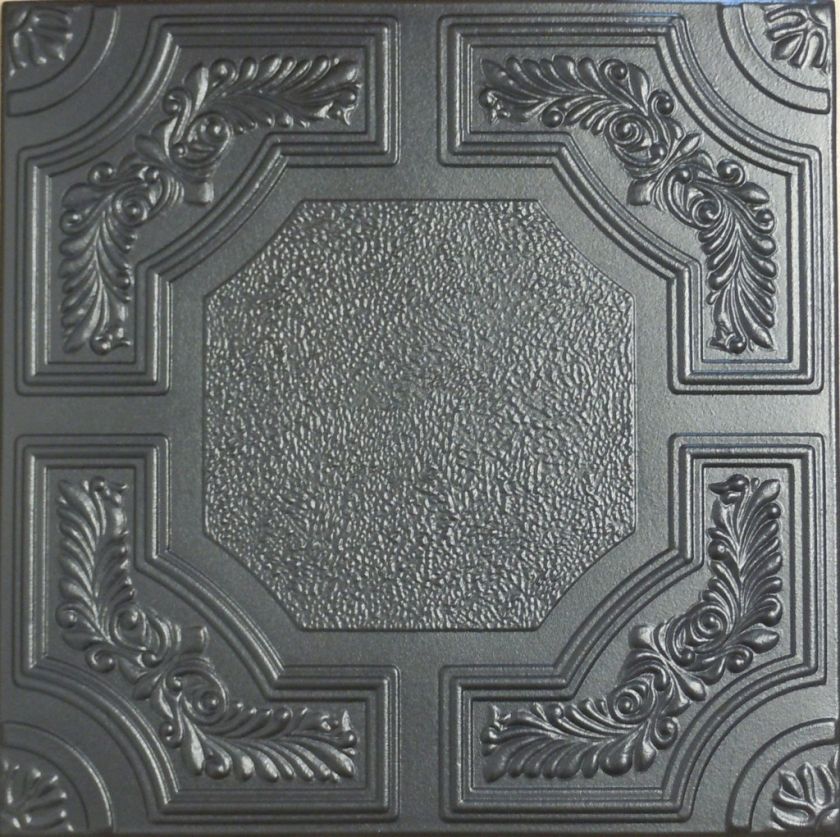 Beautiful Antique Finish Ceiling Tile R28 BLACK  