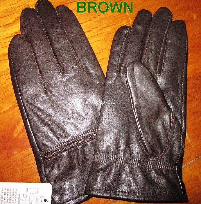 Mens real sheep gloves (leather100%)   