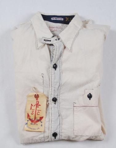 Crew Mister Freedom White Chambray Shirt Size Xl  