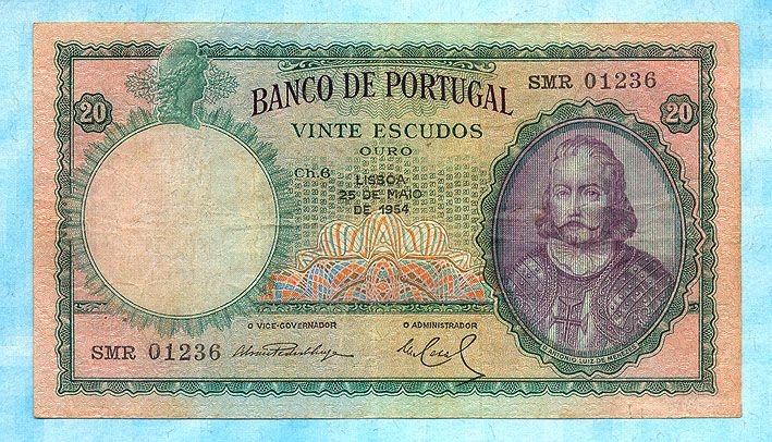 PORTUGAL 2x100 Escudos 1985 P178e CU Running pair  