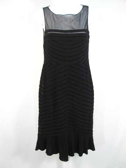 SHERRIE BLOOM PETER NOVIELLO CHETTA B. Black Dress Sz 6  