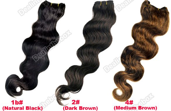 Hair Extension Weave Body Wavy 100% Indian Human Hair  