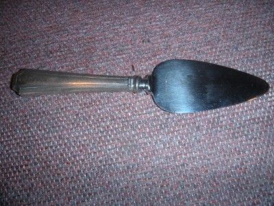 VINTAGE STERLING SILVER HANDLE PIE CHEESE SERVER  