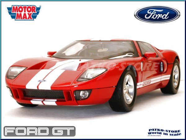 ford gt rot weiss bewegliche teile siehe bilder standmodell neu und 