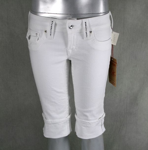   Religion Jeans brand Womens shorts SOPHIE sunset pass OR White disco