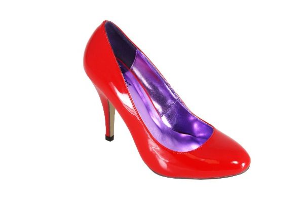 Queenie III 4 Shiney Glam Round Toe Pump  