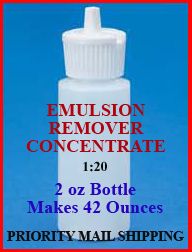 Emulsion Remover Conc. 2 oz   Makes 42 oz.  